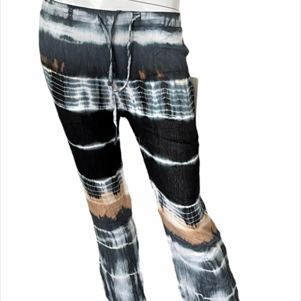 Draw string tie dye pants!